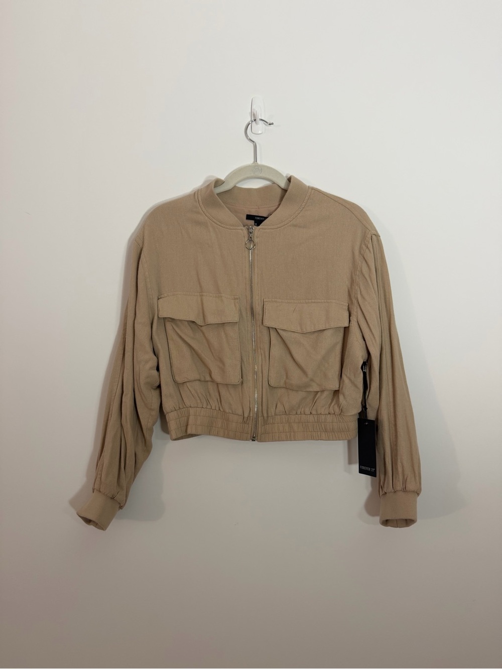 Forever 21 Cropped Utility Jacket
